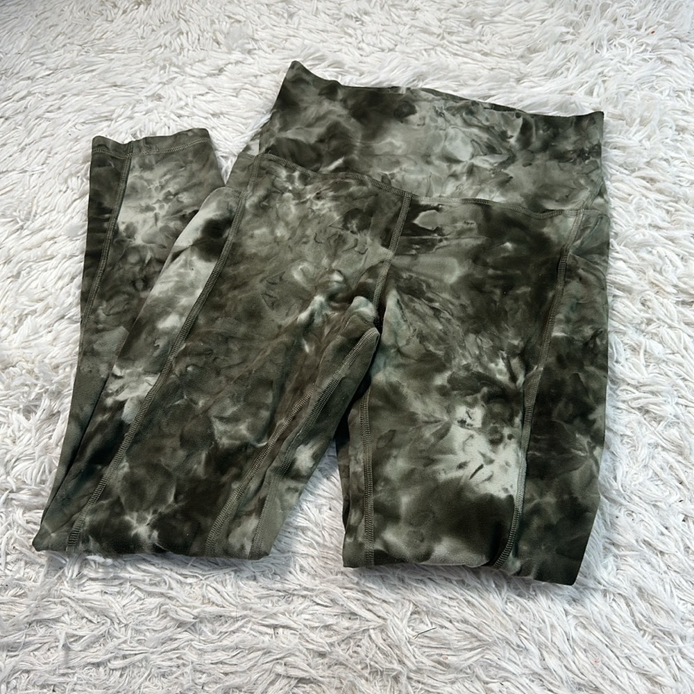Lululemon Align High-Rise Pant with Pockets 25" Diamond Dye Light Sage